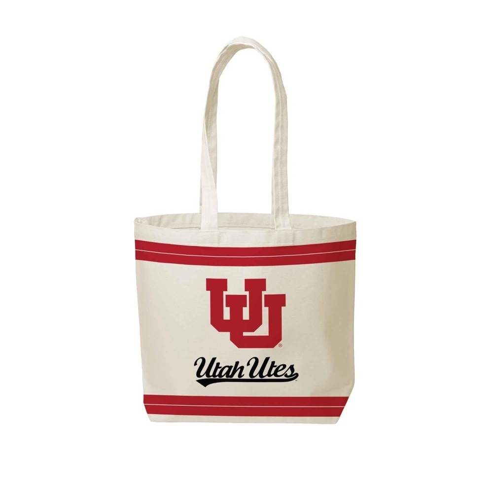Utah Utes Natural Color Cotton Canvas 2/pk NWT
